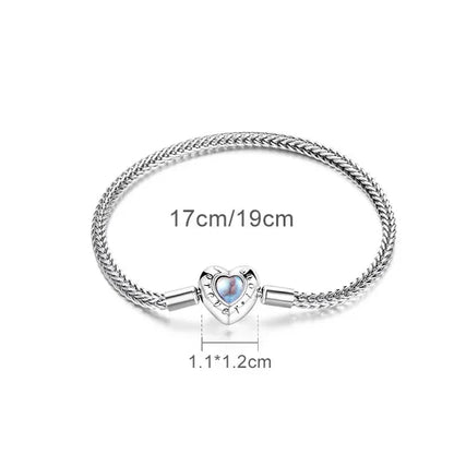 Bracelet Coeur Bleu