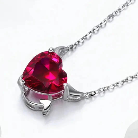 Pendentif Coeur Rouge