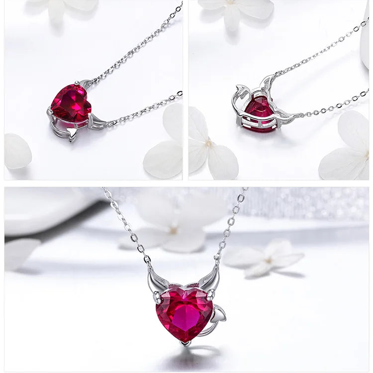 Pendentif Coeur Rouge