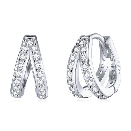 Boucles D'oreilles Créoles Argent
