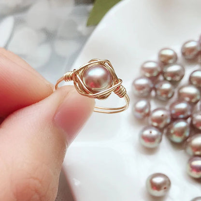 Bague Or et Perle de Culture