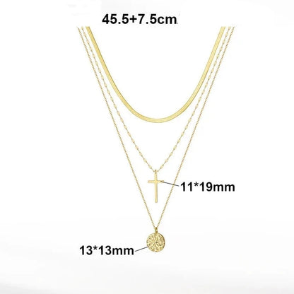 Collier Argent Croix
