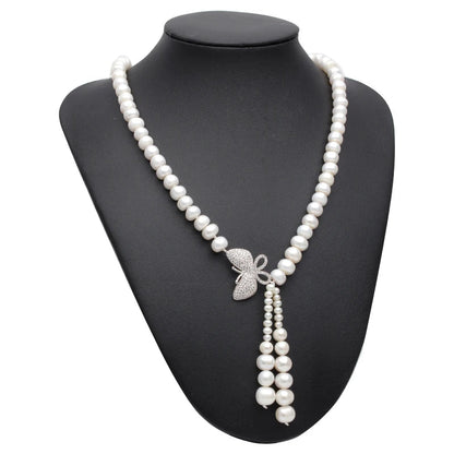 Collier Perle Papillon