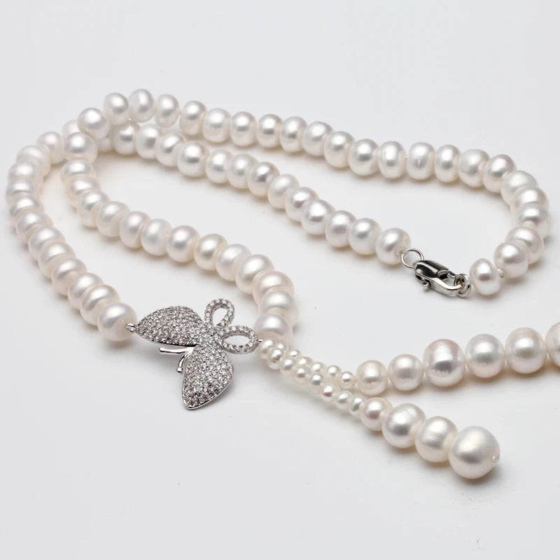 Collier Perle Papillon