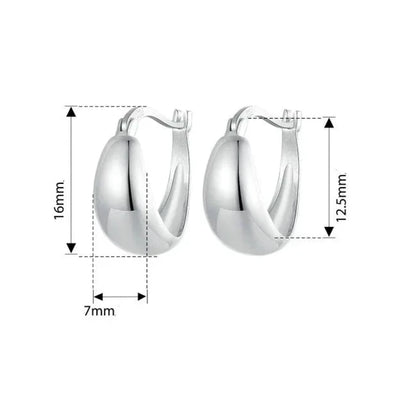 Boucles D'oreilles Goutes D'eau