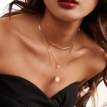 Collier Argent Croix