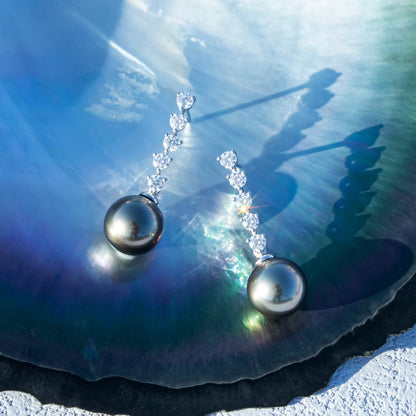 Boucle D'oreille or Perle de Tahiti
