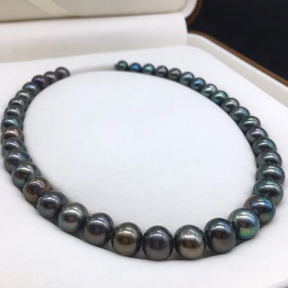 Collier en Perles Noires