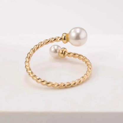 Bague Or Perle de Culture