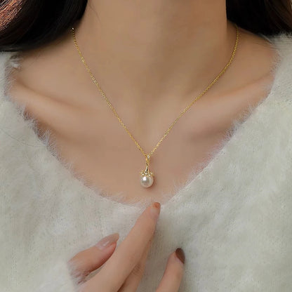 Perle de Culture Blanche Pendentif