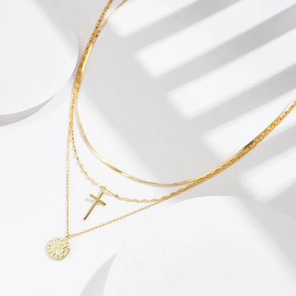 Collier Argent Croix