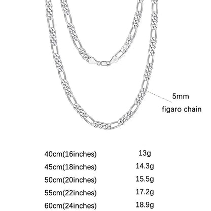 Collier Figaro Femme Argent