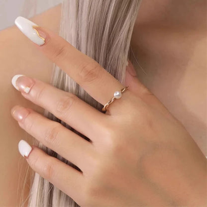 Bague en Perle de Culture