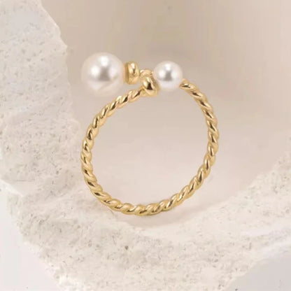 Bague Or Perle de Culture