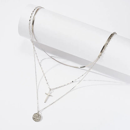 Collier Argent Croix