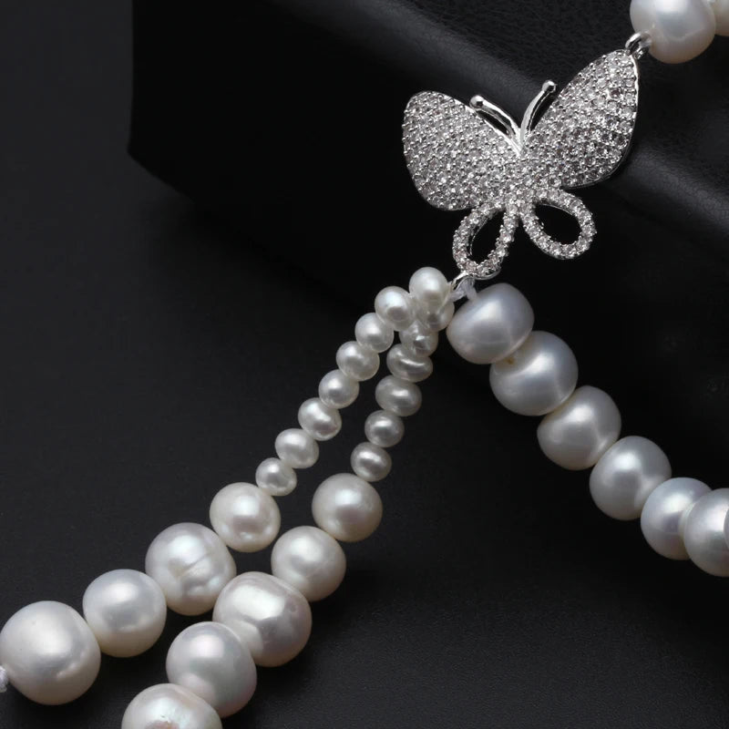 Collier Perle Papillon