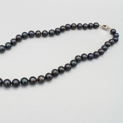 Collier en Perles Noires