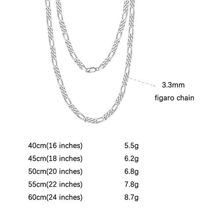 Collier Figaro Femme Argent