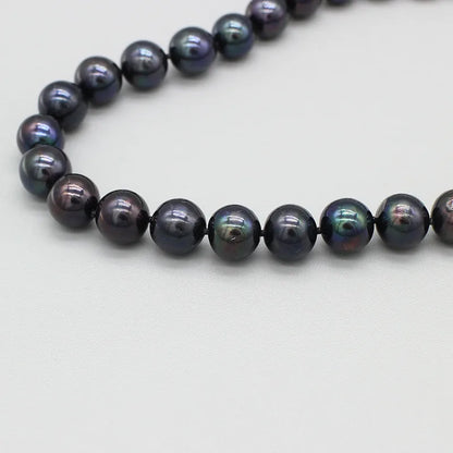 Collier en Perles Noires