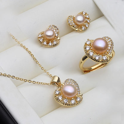 Parure Perle Blanche
