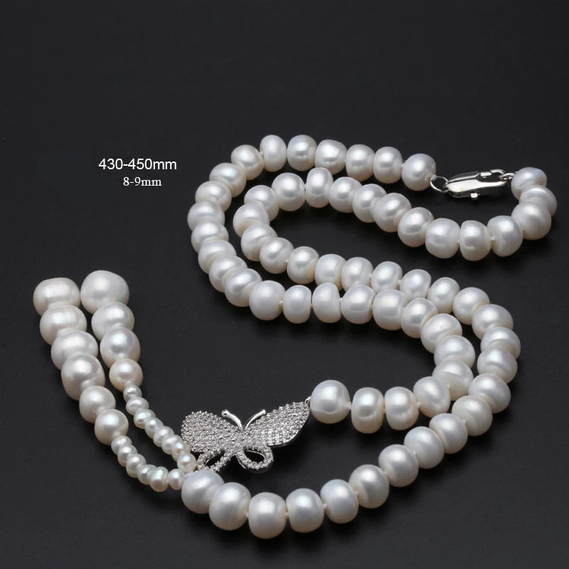 Collier Perle Papillon
