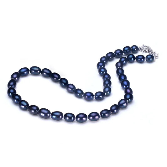 Collier Perle Noire Femme