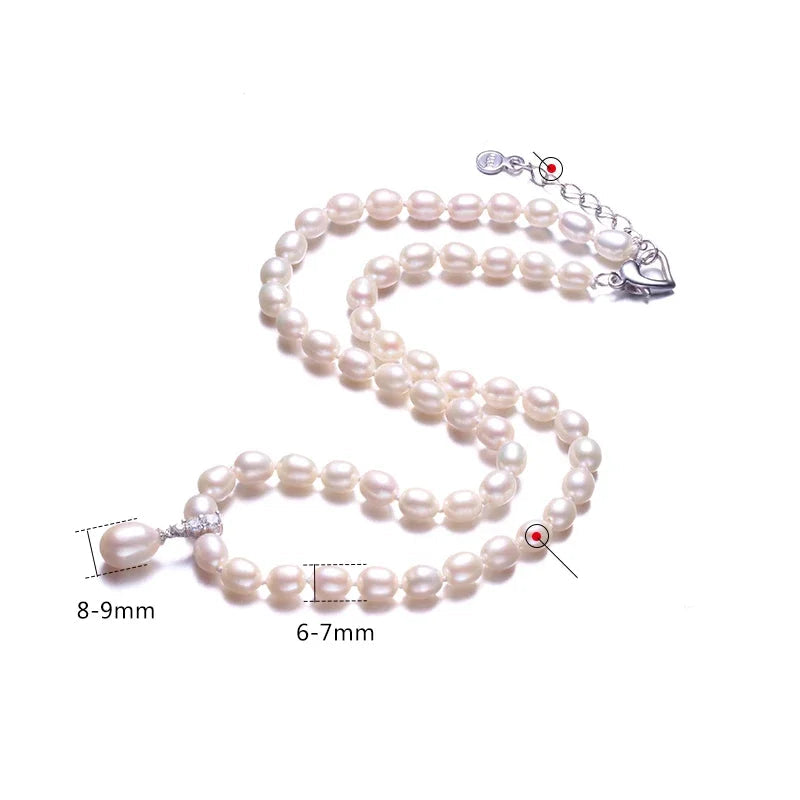 Collier Pendentif Perle