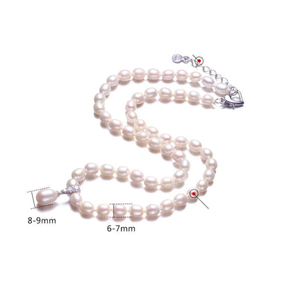 Collier Pendentif Perle