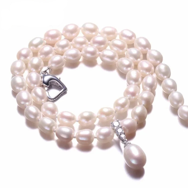 Collier Pendentif Perle