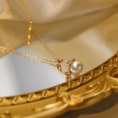 Perle de Culture Blanche Pendentif