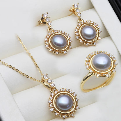 Parure Mariage Perle Blanche