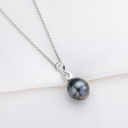 Collier Argent Perle de Tahiti