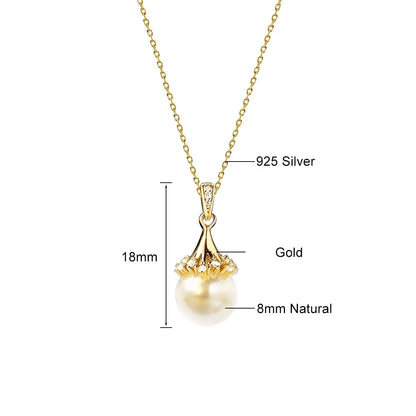Perle de Culture Blanche Pendentif