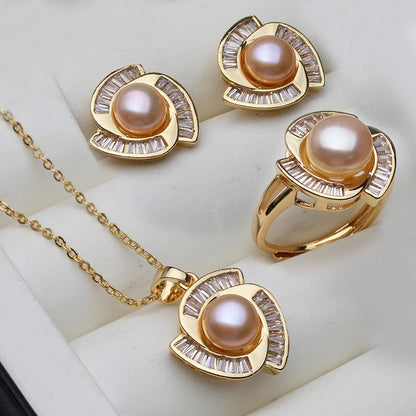 Parure Bijoux Femme Perle