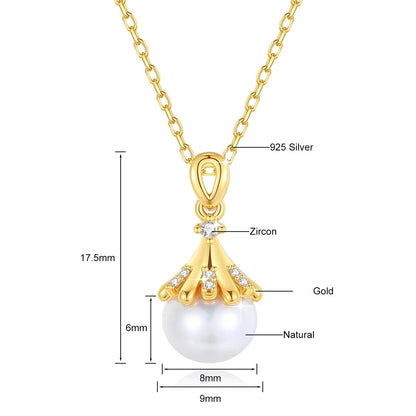 Pendentif Argent Perle de Culture