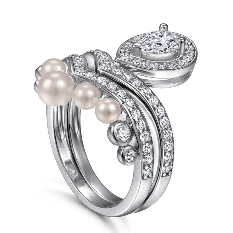 Bague Perle | Bague perle de Culture | Bague Perle Moderne