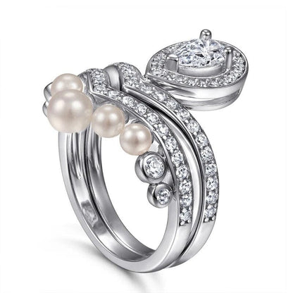 Bague Perle | Bague perle de Culture | Bague Perle Moderne