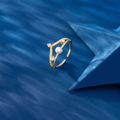 Bague Perle | Bague perle de Culture | Bague Perle Moderne