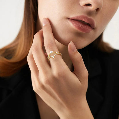 Bague Perle | Bague perle de Culture | Bague Perle Moderne