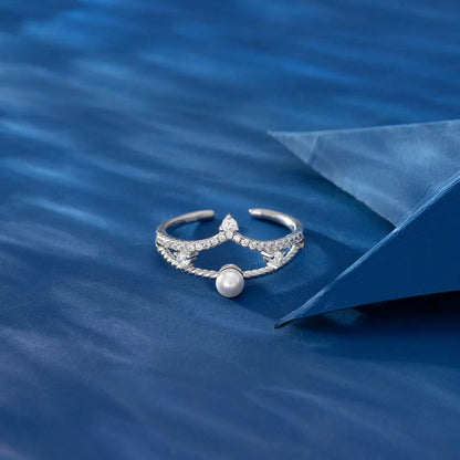 Bague Perle | Bague perle de Culture | Bague Perle Moderne