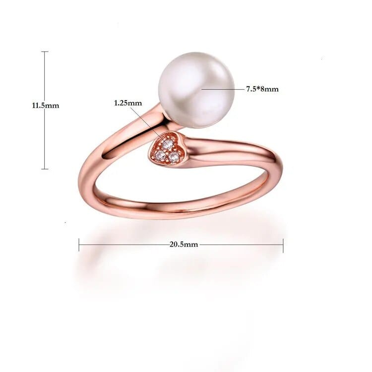 Bague Perle | Bague perle de Culture | Bague Perle Moderne