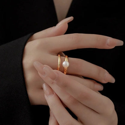 Bague Perle | Bague perle de Culture | Bague Perle Moderne