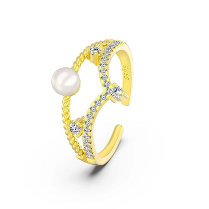 Bague Perle | Bague perle de Culture | Bague Perle Moderne