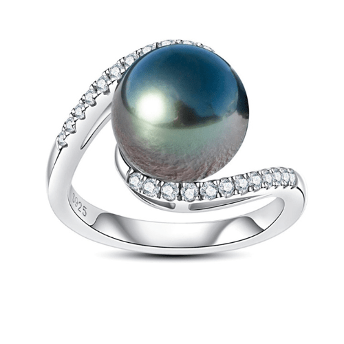 Bijoux Promotion Bague Perle De Tahiti Léona