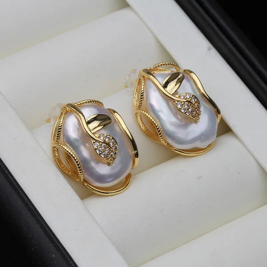 Bijoux Promotion Boucle D'oreille Perle de Culture Charlotte
