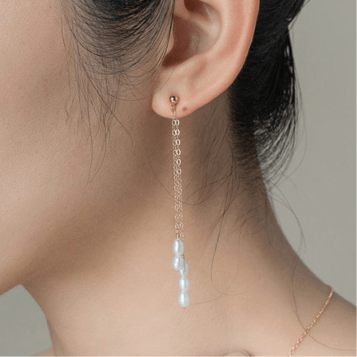 Boucle D'oreille Perle | Boucle D'oreille Perle Pendante