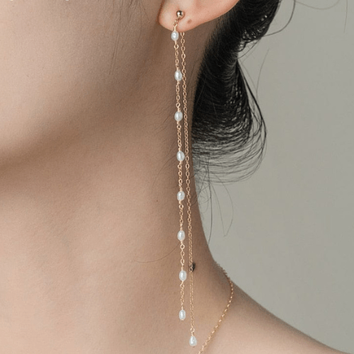 Boucle D'oreille Perle | Boucle D'oreille Perle Pendante