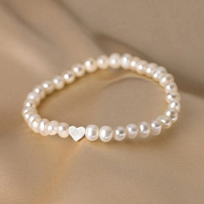 Bracelet Perle Femme  Argent / Argent / 15cm-24cm