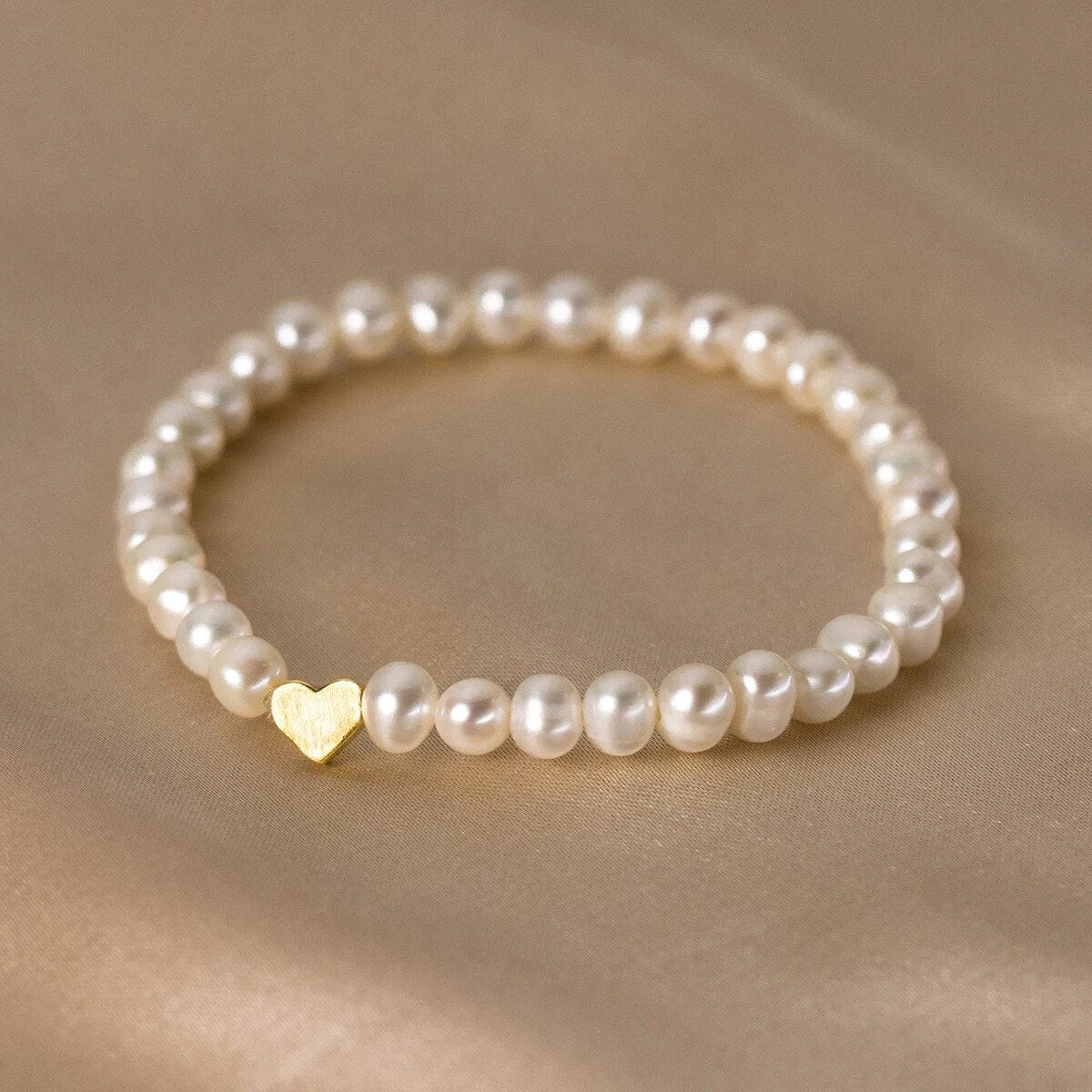 Bracelet Perle Femme  Or / Argent / 15cm-24cm