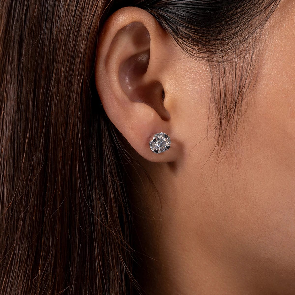 Boucle D'oreille Diamant | Diamant Synthétique | Diamant de Synthèse